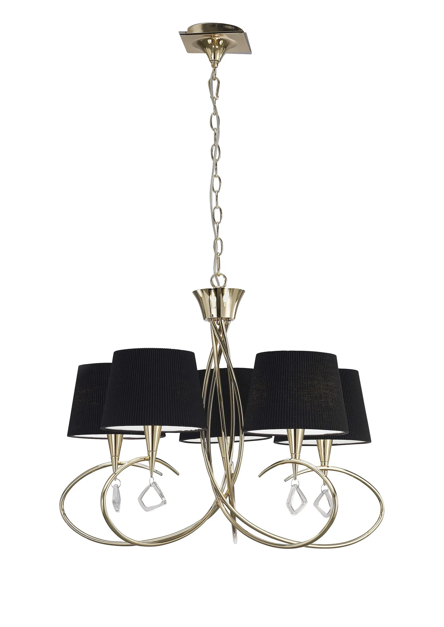 M1641FG/BS  Mara FG Pendant 5 Light